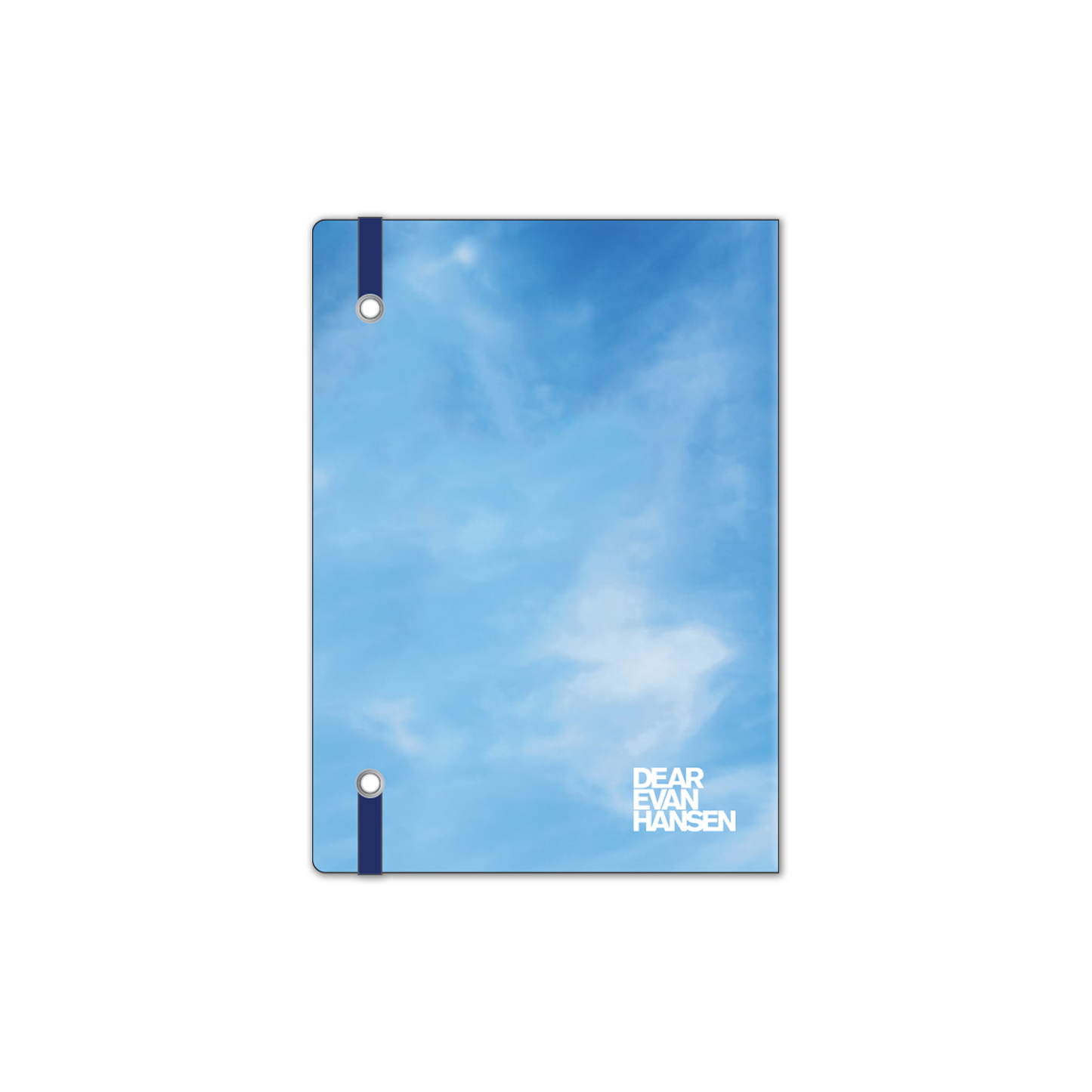 DEAR EVAN HANSEN Blue and White Notebook