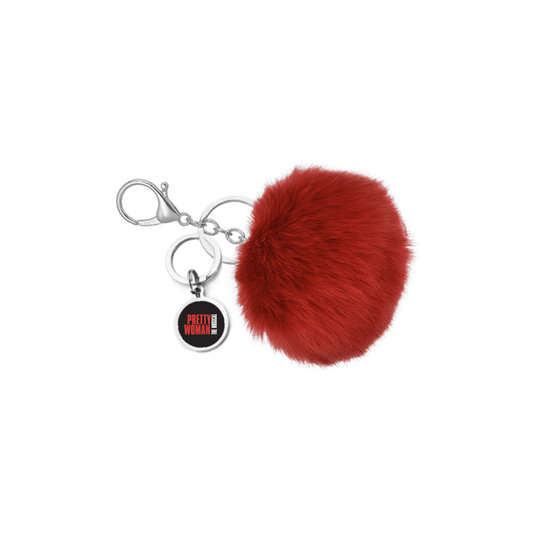 PRETTY WOMAN Pompom Keychain