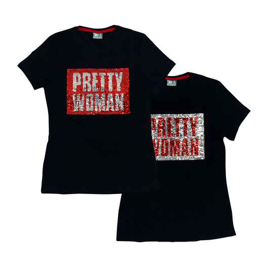 PRETTY WOMAN Sequin Tee